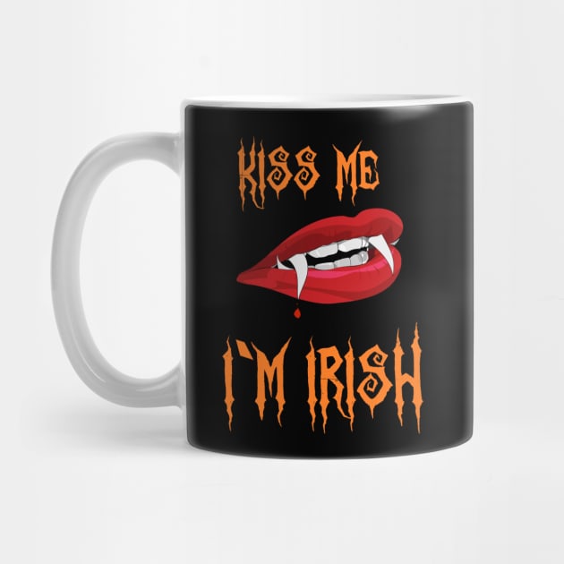 Kiss Me I'm Irish Halloween Vampire by irelandcalling